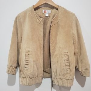 BERNADO | Tan Suede Jacket